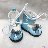 SHU074BLE Mimiwoo Yo-SD 1/6 bjd Doll Shoes Lace Hole Boots Blue SHU074BLE Mimiwoo Yo-SD 1/6 bjd Doll Shoes Lace Hole Boots Blue